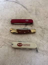 Group Of 3 Pocket Knives