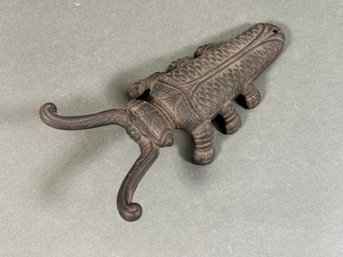 A Whimsical Beetle Bootjack In Cast Iron