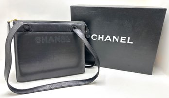 Chanel Leather Logo Tote Bag With Branded Dust Bag & Box With Authenticity Card, Guaranteed Authentic