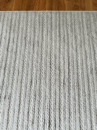 Custom Stanton Carpet Misty Grey Wool Braided Area Carpet 15 X 13  (LOC: W1)