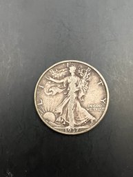 1937-D Silver Walking Liberty Half Dollar