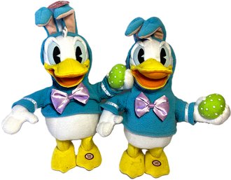 Disney 'Don't Pull My Ears!' Donald Duck Plush Dolls By Hallmark (Both Dolls Have Not Been Tested)