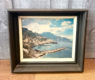 Framed Amalfi Coast Photograph