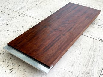 A Vintage Modern Rose Wood Serving Tray