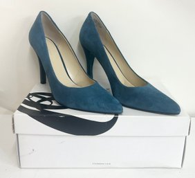 Nine West Blue/Turquoise Suede Heels - Size 9.5