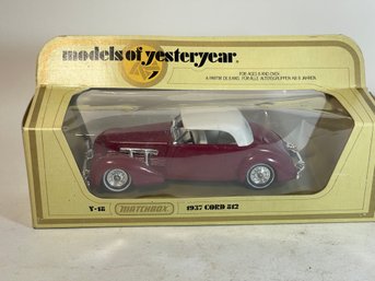 MODELS OF YESTERYEAR - MATCHBOX - 1937 CORD 812