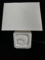 Square Shell Pottery Based Table Lamp