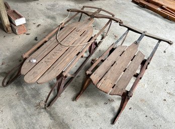 Vintage Sleds!  Because Winter Is Always Coming!