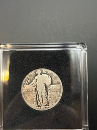 1927 Silver Standing Liberty Quarter