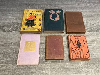 Lot Of 6 Antique Books