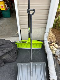 Pair Of Snow Shovels