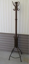 Copper Early 20th Century Hall Tree / Coat Rack / Hat Rack