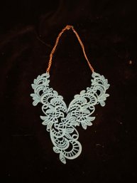 Jewelry Lot 3 - Metal Lacy Necklace