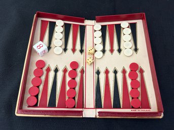 Vintage Luxury Travel Backgammon Set