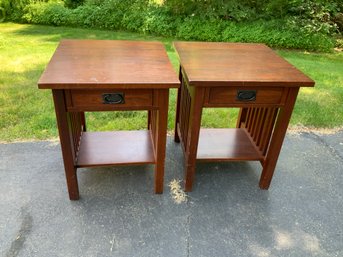 Craftsman Style Side Tables