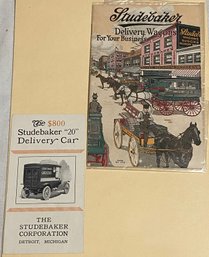 1912 Studebaker Advertisements