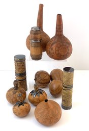 Miniature Hand Made Wood Objects From South America