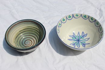 8 And 10 Inch Handmade Bowls
