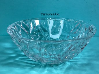 Fabulous Brand New TIFFANY & Co Crystal Bowl - Perfect Condition - Pretty Piece - Sparkling Like Diamonds !