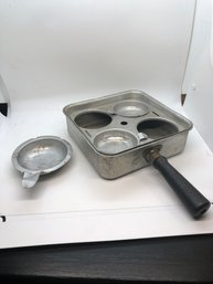 Vintage Aluminum Poached Egg Pan