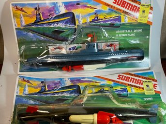 BATTERY OPERATED SUBMARINE - BOTH COMING OUT OF BOX  SELLING 2 AT A TIME - BY WINNING