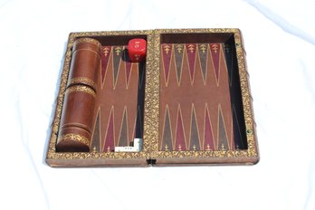 Book Shaped Backgammon Game