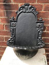 (1 OF 2) Vintage Cast Metal European Style Lavabo - We Have Two Of These - Slightly Different - Overall Nice !