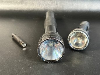 An Assortment Of Flash Lights By Mag-Lite, Kel-Lite & Solitaire