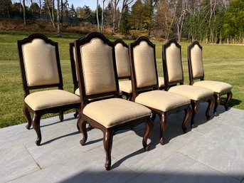 A Set Of 8 Ralph Lauren Home -  French Provincial Dining Side Chairs