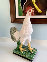 Large Ceramic Rooster