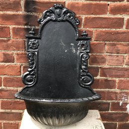 (2 OF 2) Vintage Cast Metal European Style Lavabo - We Have Two Of These - Slightly Different - Overall Nice !