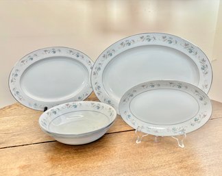 Vintage Delux Fine China- Japan Clarise, Serving Platters