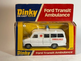 DINKY FORD TRANSIT AMBULANCE Diecast Toy In Original Box