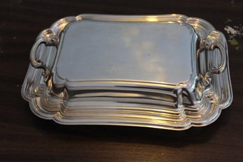 12 Inch Silverplate Server With Lid