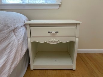 Single-drawer Nightstand With Shelf