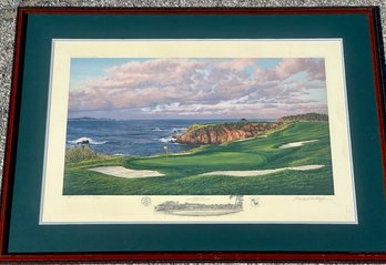 Linda Hartough, Pebble Beach, The 8th Hole Lithograph