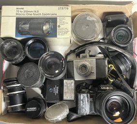 HUGE LOT OF CAMERAS AND MORE