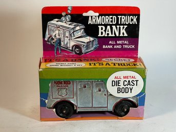 ARMORED TRUCK DIECAST BANK - MADE BY CALLEN MANUFACTURING