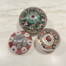 A Trio Of Paper Weights