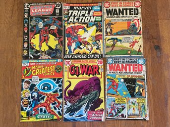 Six Vintage 20 Cents Comic Books (2), Including #1