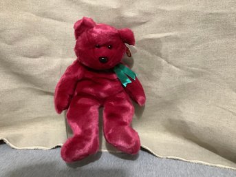 Beanie Buddies 1998 Cranberry Teddy 44