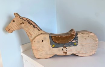 Vintage Wooden Horse