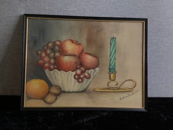 Rufina Sexton Framed Fruit Bowl Still Life