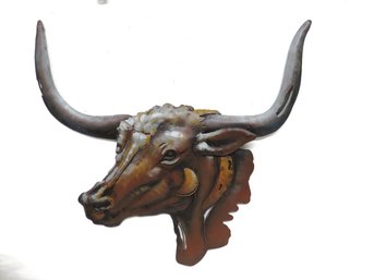 That Ain't No Bull! - Metal Steampunk Wall Art Rusted Relic Art
