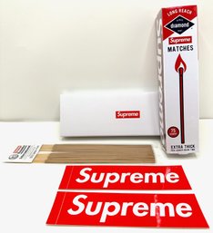 New Supreme Kuumba Incense Tray, Incense Pack, Diamond Matches & Supreme Stickers