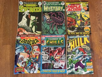Six Vintage 20 Cents Comic Books (3), Including #1