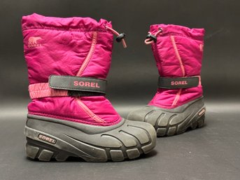 Sorel Snow Boots In Pink, Youth Size 2