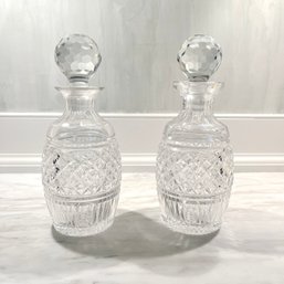 A Pair Of Crystal Decanters