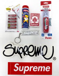 New Supreme Presto Liquid Correction Pen, Mini Playing Cards, Post-Its, Bubbles, Keychains & Stickers