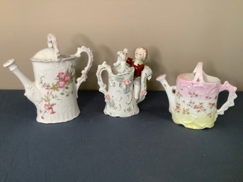 Porcelain Watering Cans Lot #2